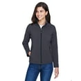 thumbnail image 1 of CORE365 78184 Women's Cruise Two-Layer Fleece Bonded Soft Shell Jacket-Carbon-XL, 1 of 5