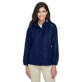 thumbnail image 1 of CORE365 78185 Women's Climate Seam-Sealed Lightweight Variegated Ripstop Jacket-Classic Navy-S, 1 of 5