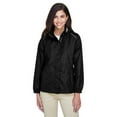 thumbnail image 1 of CORE365 78185 Women's Climate Seam-Sealed Lightweight Variegated Ripstop Jacket-Black-2XL, 1 of 5
