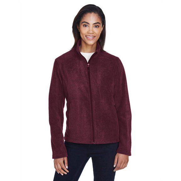 CORE365 78190 Women's Journey Fleece Jacket-Burgundy-S