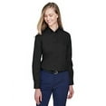 thumbnail image 1 of CORE365 78193 Women's Operate Twill Shirt-Black-M, 1 of 5