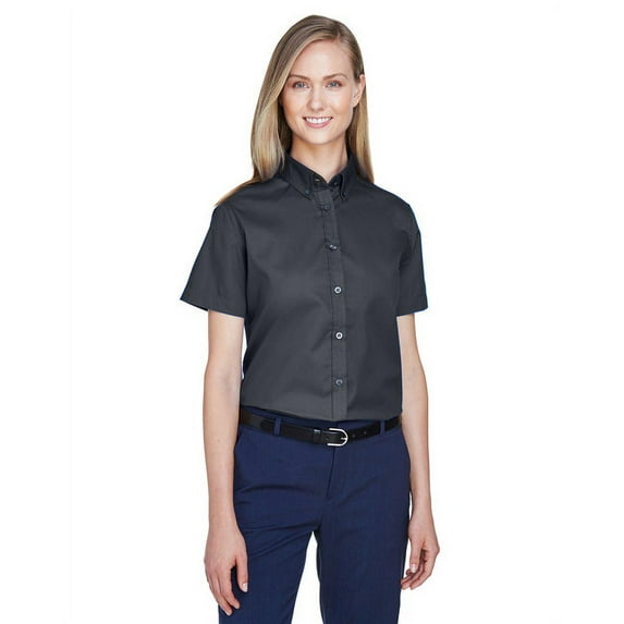 Core 365 78194 Ladies Optimum Short-Sleeve Twill Shirt