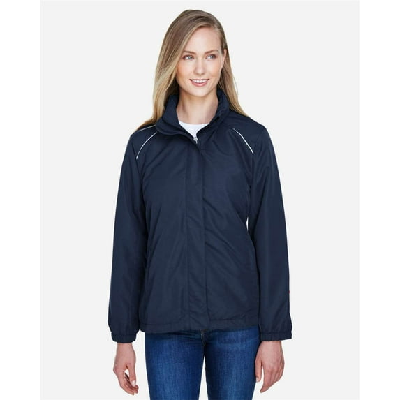 CORE365 78224 Women's Profile Fleece-Lined All-Season Jacket-Classic Navy-M
