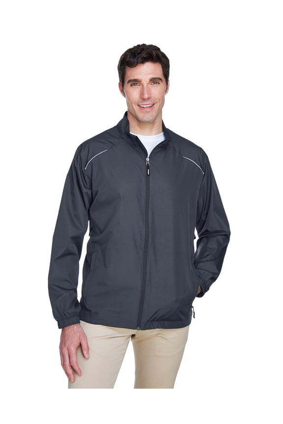 Core 365 88183T Men's Tall Motivate Unlined Lightweight Jacket, CARBON, 4XT