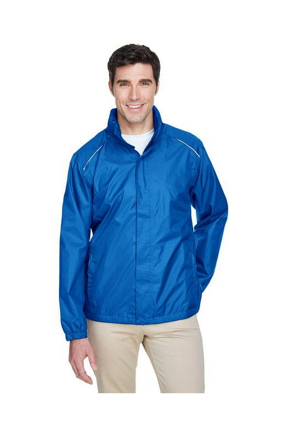 CORE365 88185 Men's Climate Seam Sealed Lightweight Variegated Ripstop Jacket-True Royal-L