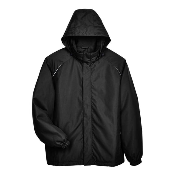 CORE365 88189 Men's Brisk Insulated Jacket-Black-5XL