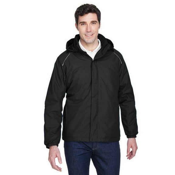 CORE365 88189 Men's Brisk Insulated Jacket-Black-5XL