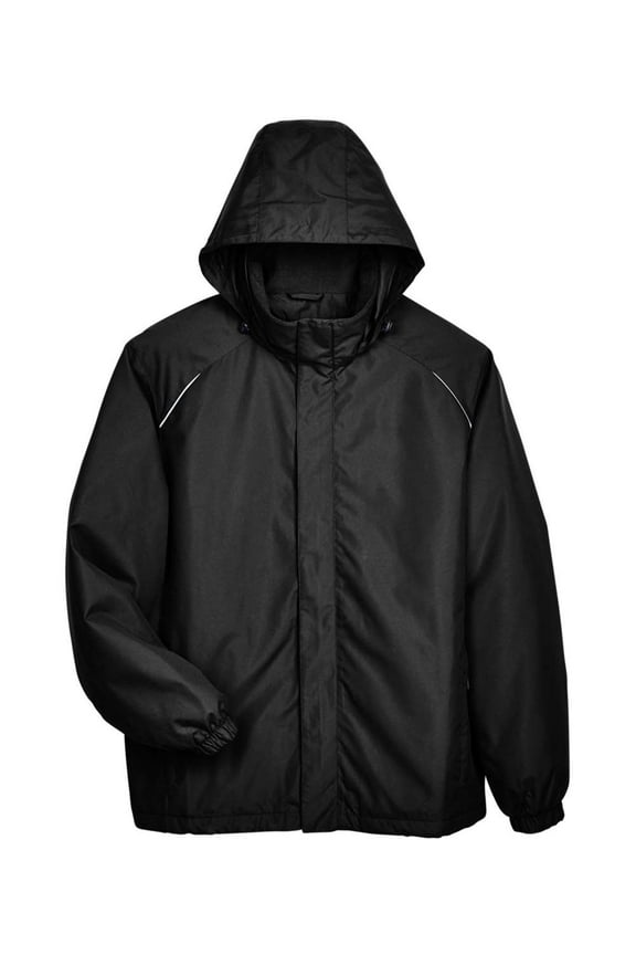 CORE365 88189T Men's Tall Brisk Insulated Jacket-Black-2XLT