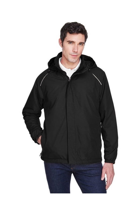 CORE365 88189T Men's Tall Brisk Insulated Jacket-Black-5XLT