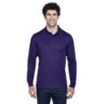 thumbnail image 1 of CORE365 88192 Men's Pinnacle Performance Long Sleeve Piqué Polo-Campus Purple-XL, 1 of 3