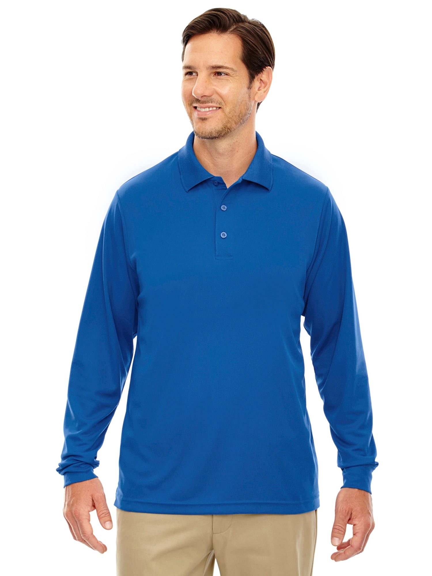 CORE365 88192 Men's Pinnacle Performance Long Sleeve Piqué Polo-True ...