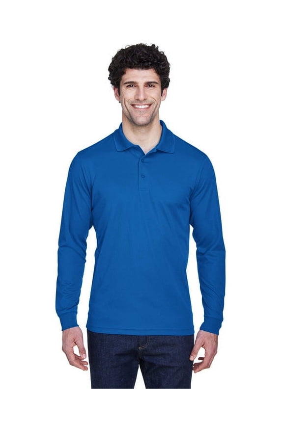 88192 Men's Pinnacle Performance Long-Sleeve Piqué Polo