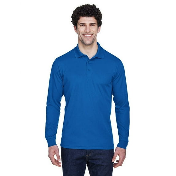 Core 365 88192 Men's Pinnacle Performance Long-Sleeve Piqué Polo