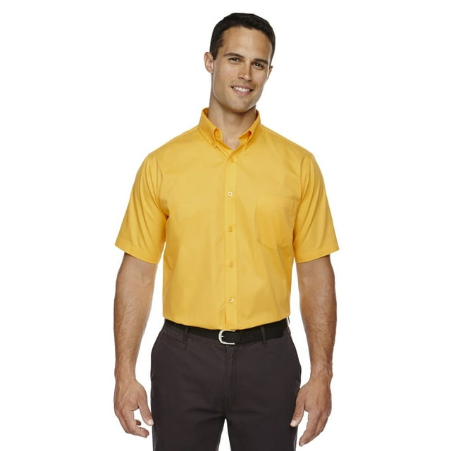 Core 365 88194 Men's Optimum Short-Sleeve Twill Shirt