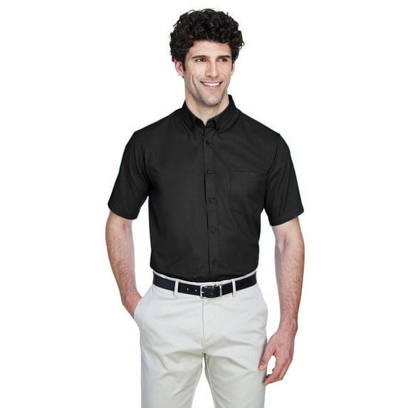 Core 365 88194 Men's Optimum Short-Sleeve Twill Shirt