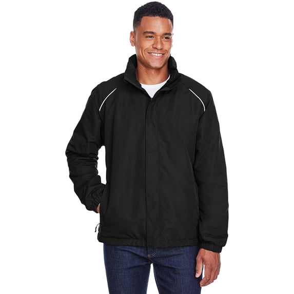 CORE365 88224 Men's Profile Fleece-Lined All-Season Jacket-Black-3XL