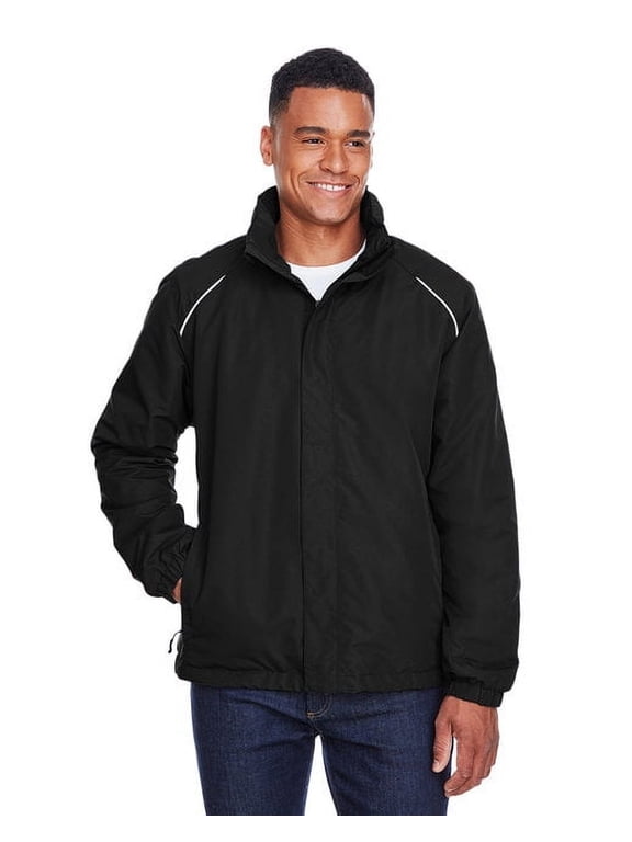 CORE365 88224 Men's Profile Fleece-Lined All-Season Jacket-Black-XL