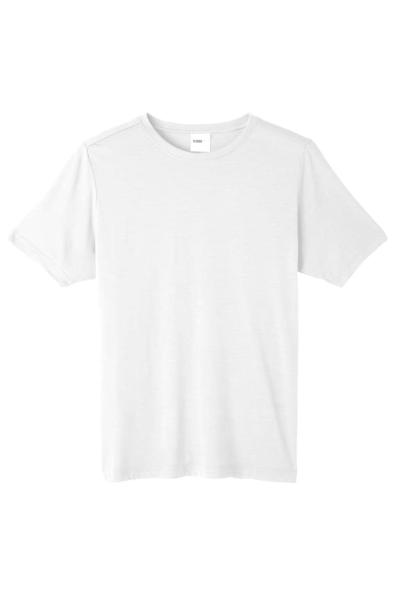 Adult Tall Fusion ChromaSoft™ Performance T-Shirt - White - XLT