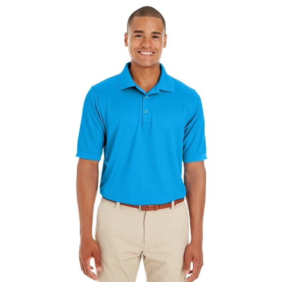 Core 365 CE100 Men's Pilot Textured Ottoman Polo Shirt - Elect Blue 485 - 2XL