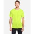 thumbnail image 1 of CORE365 CE111T Unisex Tall Fusion ChromaSoft™ Performance T-Shirt-Safety Yellow-LT, 1 of 5