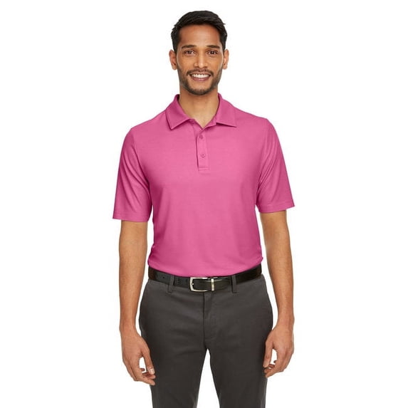 CORE365 CE112 Men's Fusion ChromaSoft™ Pique Polo-Charity Pink-S