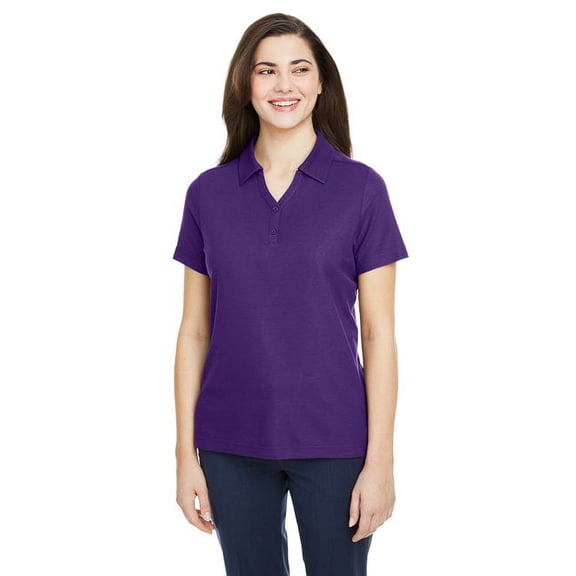 CORE365 CE112W Women's Fusion ChromaSoftâ„¢ Pique Polo-Campus Purple-M