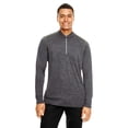 thumbnail image 1 of Core 365 CE401 Men's Kinetic Performance Quarter-Zip - Crbn/ Acd Gn 472 - X-Large, 1 of 2