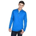 thumbnail image 1 of CORE365 CE401 Men's Kinetic Performance Quarter-Zip Pullover-True Royal/ Carbon-XL, 1 of 3