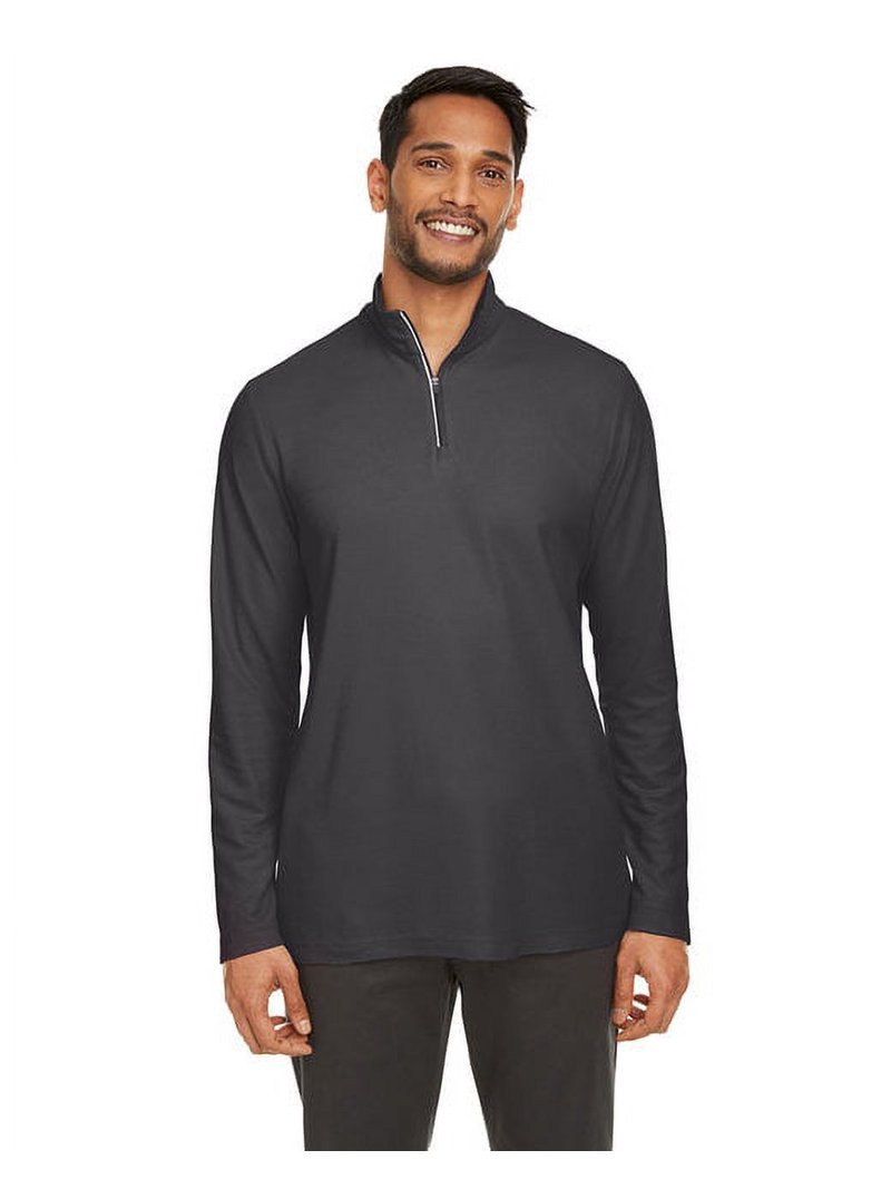 Core 365 CE405 Men's Fusion ChromaSoft Pique Quarter-Zip - Walmart.com