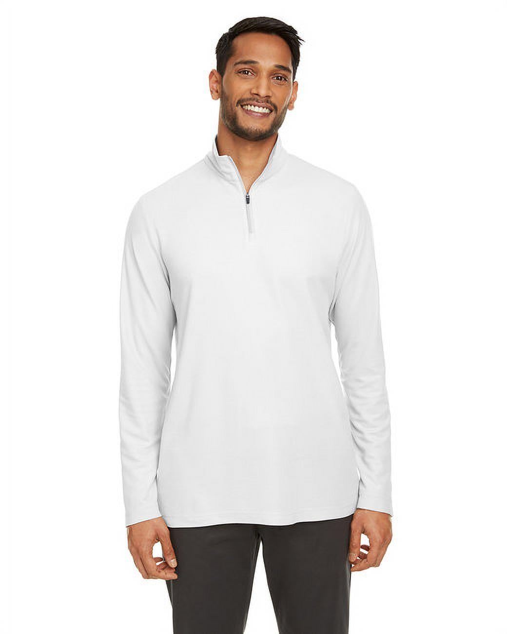CORE365 CE405 Men's Fusion ChromaSoft™ Pique Quarter-Zip Pullover