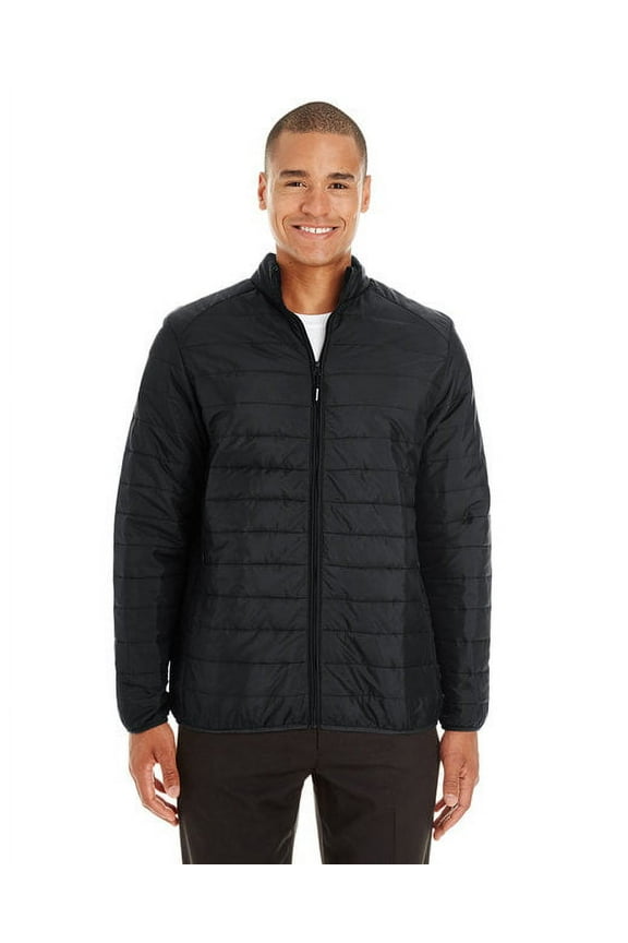 CORE365 CE700T Men's Tall Prevail Packable Puffer-Black-XLT