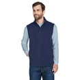 thumbnail image 1 of CORE365 CE701 Men's Cruise Two-Layer Fleece Bonded Soft Shell Vest-Classic Navy-2XL, 1 of 3