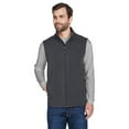 thumbnail image 1 of CORE365 CE701 Men's Cruise Two-Layer Fleece Bonded Soft Shell Vest-Carbon-L, 1 of 3