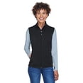 thumbnail image 1 of CORE365 CE701W Women's Cruise Two-Layer Fleece Bonded Soft Shell Vest-Black-2XL, 1 of 3