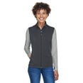 thumbnail image 1 of CORE365 CE701W Women's Cruise Two-Layer Fleece Bonded Soft Shell Vest-Carbon-S, 1 of 3