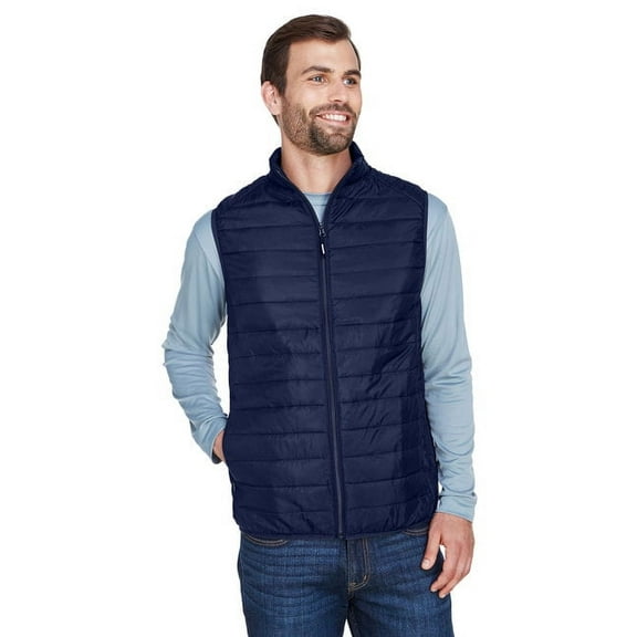CORE365 CE702 Men's Prevail Packable Puffer Vest-Classic Navy-2XL