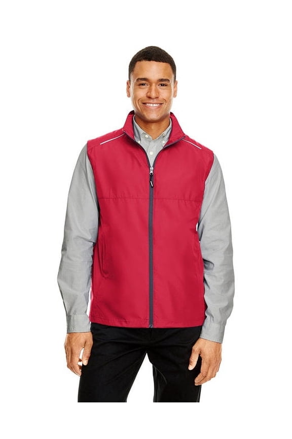 CORE365 CE703 Men's Techno Lite Unlined Vest-Classic Red-XL