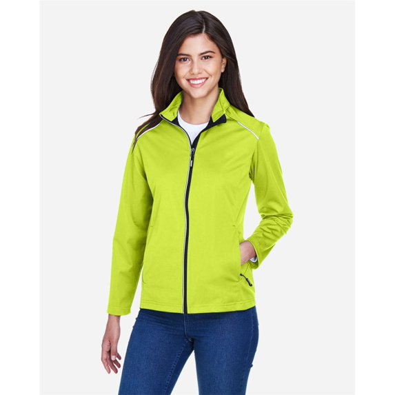 CORE365 CE708W Women's Techno Lite Three-Layer Knit Tech-Shell-Safety Yellow-M