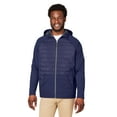 thumbnail image 1 of CORE365 CE808 Unisex Techno Lite Hybrid Hooded Jacket-Classic Navy-4XL, 1 of 6