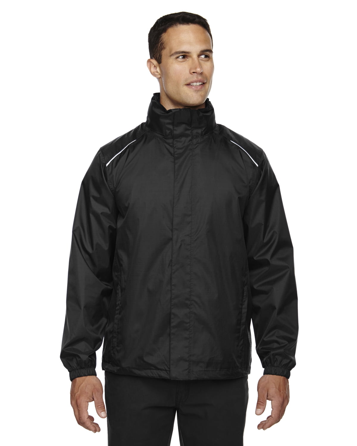 Core365 Climate Seam-Sealed Lightweight Variegated Ripstop Rain Jacket - 88185
