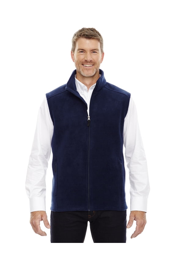 CORE365 88191 Men's Journey Fleece Vest-Classic Navy-3XL