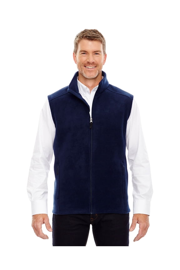 Core 365 Journey Men's Tall Zipper Fleece Vest, Style 88191T