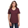 thumbnail image 1 of CORE365 CE111W Women's Fusion ChromaSoft™ Performance T-Shirt-Burgundy-M, 1 of 3