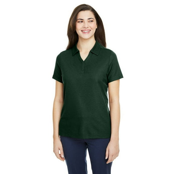 CORE365 CE112W Women's Fusion ChromaSoft™ Pique Polo-Forest-XS