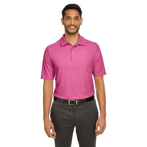 Core 365 Men's Fusion ChromaSoft Pique Polo 2XL Charity Pink
