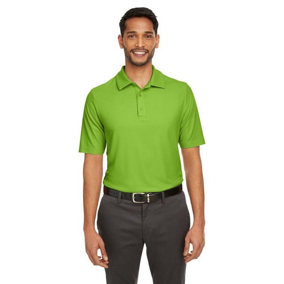 CORE365 CE112 Men's Fusion ChromaSoft™ Pique Polo-Acid Green-XL