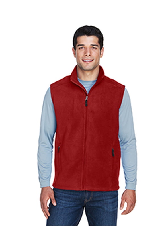 88191 North End Core 365 Men's Journey Fleece Vest Classic Red 5XL