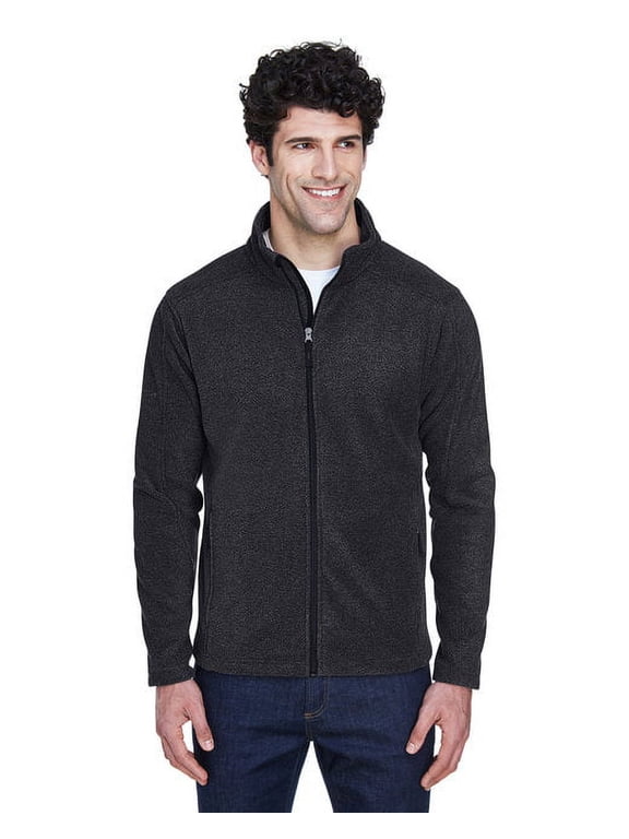 CORE365 88190T Men's Tall Journey Fleece Jacket-Heather Charcoal-XLT