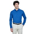 thumbnail image 1 of Core 365 Mens Operate Long-Sleeve Twill Shirt 88193- True Royal 438,Large, 1 of 3