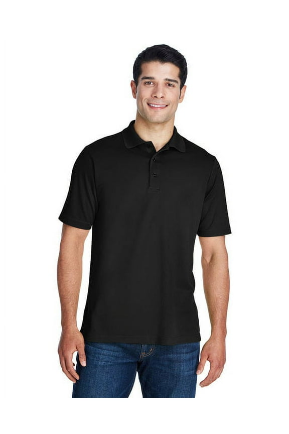CORE365 88181 Men's Origin Performance Piqué Polo-Black-4XL